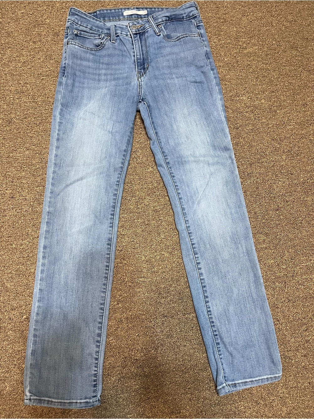 Levi's 712 slim Jeans 28x30 light blue wash jeans EUC